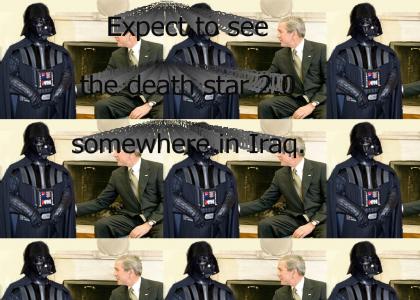 George W. Bush Allies with the Dark Side.