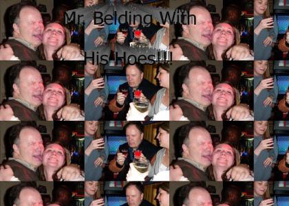 Mr. Belding With His Bitches