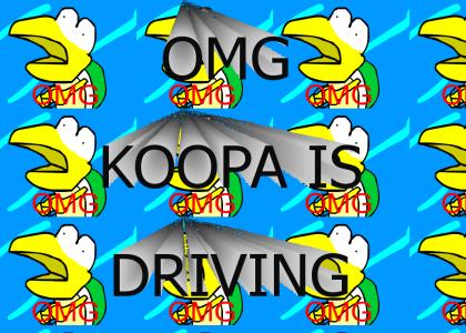 OMG KOOPA IS DRIVING