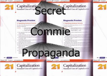 Secret communist propaganda