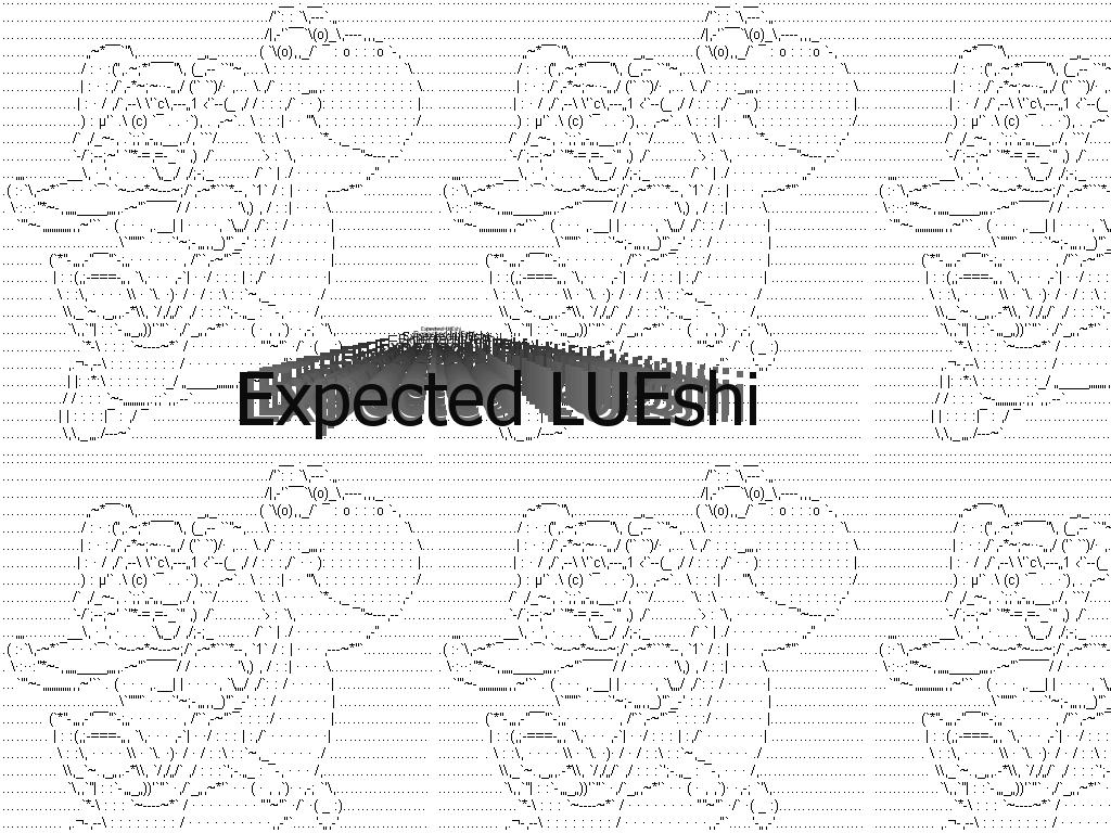 expectedlueshi