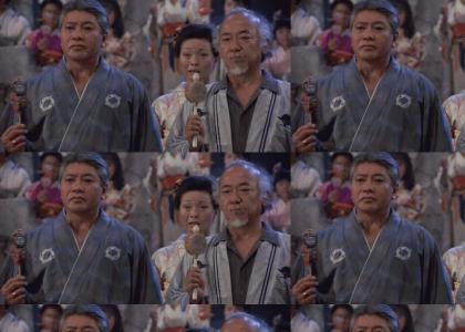 Mr. Miyagi Gets His Crunk On