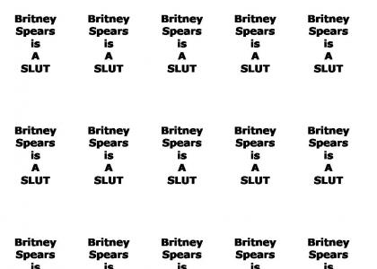 Britney doesnt change Horney expressions