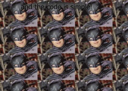 His code is simple