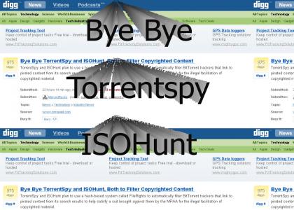 Bye Bye Torrentspy and ISOHunt