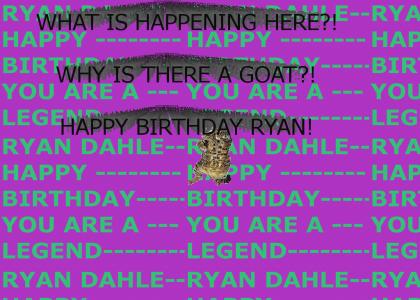 Happy Birthday Ryan Dahle