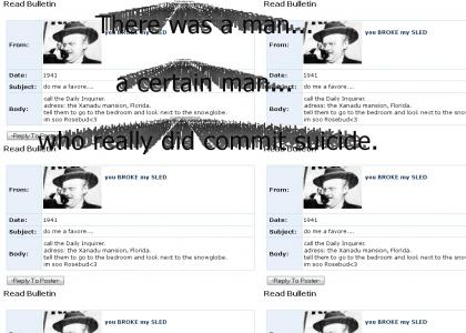 Citizen Kane myspace suicide