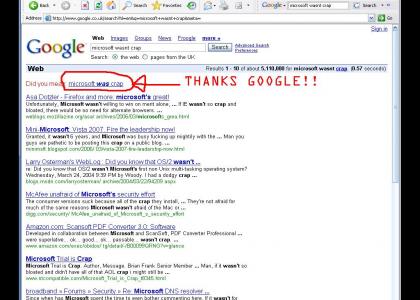 What Google thinks of Microsoft... (Changed sound)