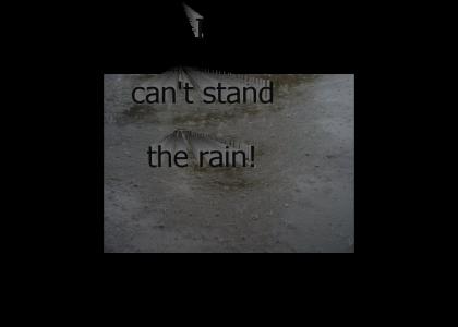 Can't stand the rain