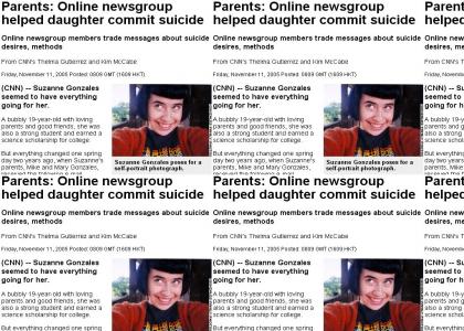 Usenet Suicide