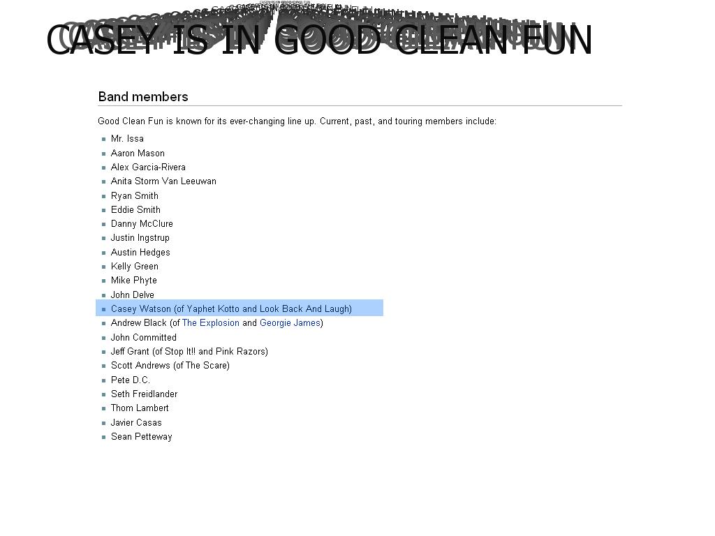 caseyisingoodcleanfun