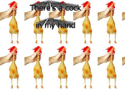 A cock in my hand