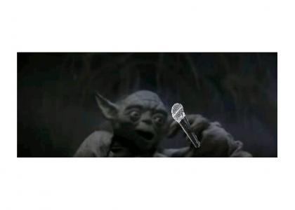 Yoda Sings for his fans