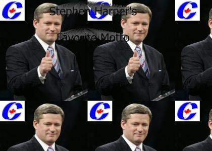 Stephen Harper's Favorite Motto