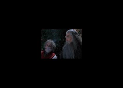 Gandalf and Bilbo Toke Up