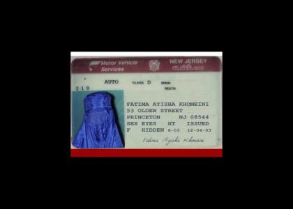 Islamic Driver's license