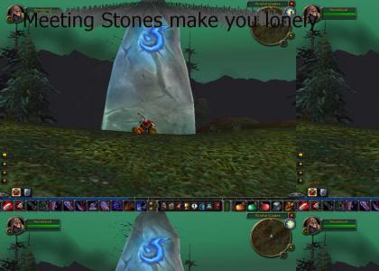 Meeting stones make for lonely times