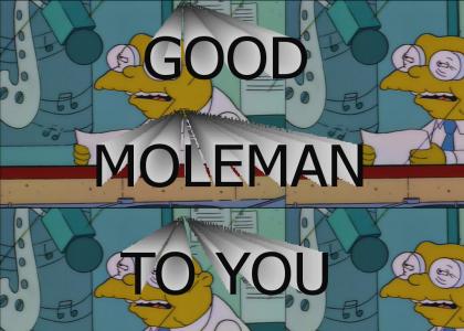 Moleman in the Morning