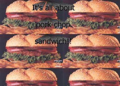 Pork chop sandwich!!!