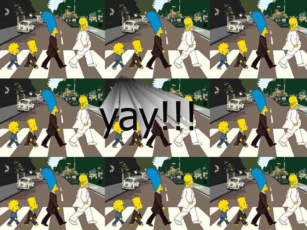 abbeyroadsimpsons