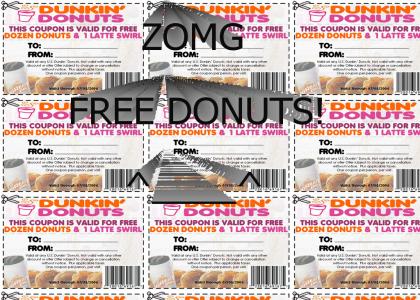 Free Dunkin Donuts!