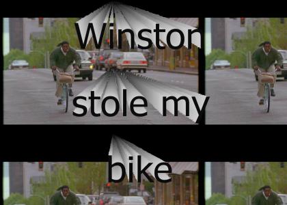 Winston stole my bike