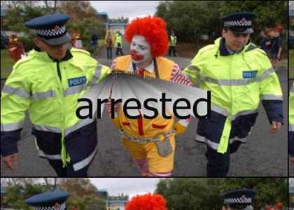 Ronald McDonald Arrested 123