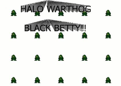 halo warthog black betty