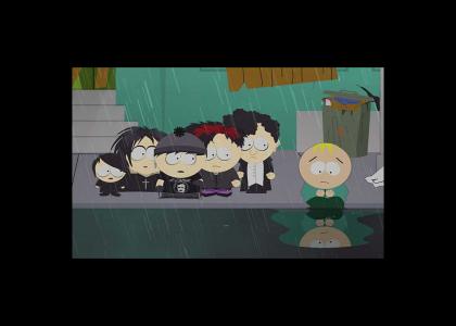 Butters pwns the Emos