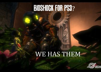 BIOSHOCK FOR ps3!!!