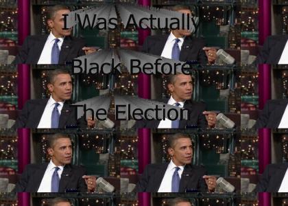 He Was Black Before The Election