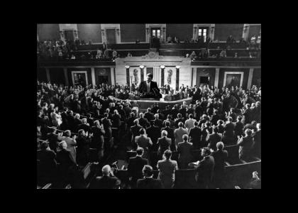 John F. Kennedy Addresses Congress