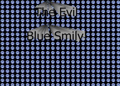 Evil Blue Smily