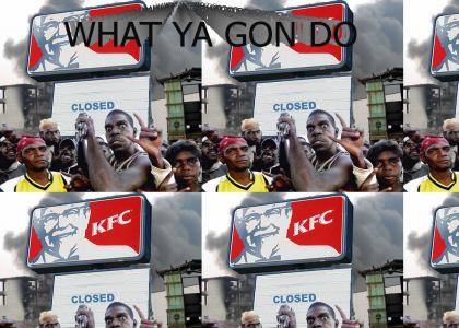 KFC CLOSED?!? NO!!!