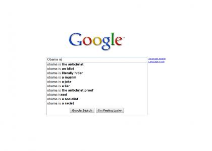 Obama Google Search