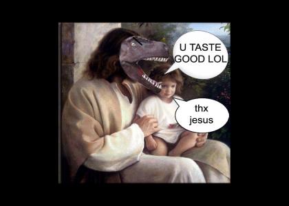 lol jesus licks children