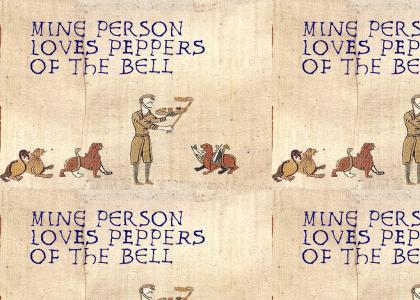 I love medieval bell peppers