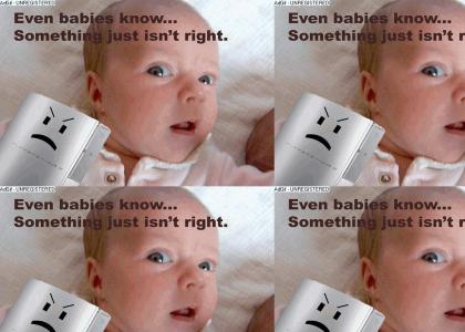 Babies suffer from the Playstation 3 !