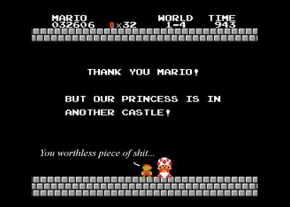 Mario still hasn't found...