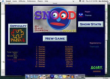 Quit Life. Play Snood.