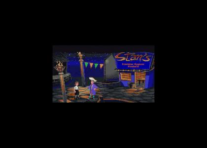 Stan sells girl stuff to Guybrush