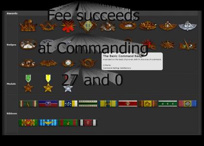 Fee Succeeds at Commanding