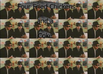 Four Fried Chickens And A Coke
