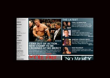 John Cena Injured - Hell freezes over.