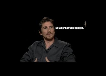 Christian Bale takes on Superman