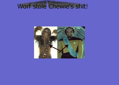 Worf ripped off Chewie!