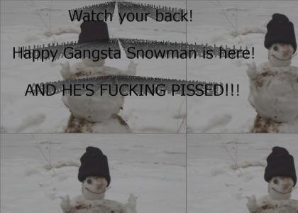 Happy Gangsta Snowman