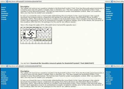 OMG, Secret Microsoft Nazi Font!!