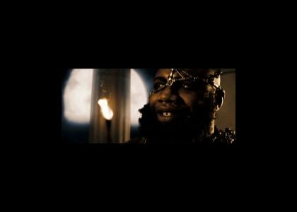 300 ½  : Black Guy In The Shadows