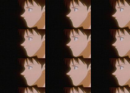 Evangelion Doesnt change facial expresions